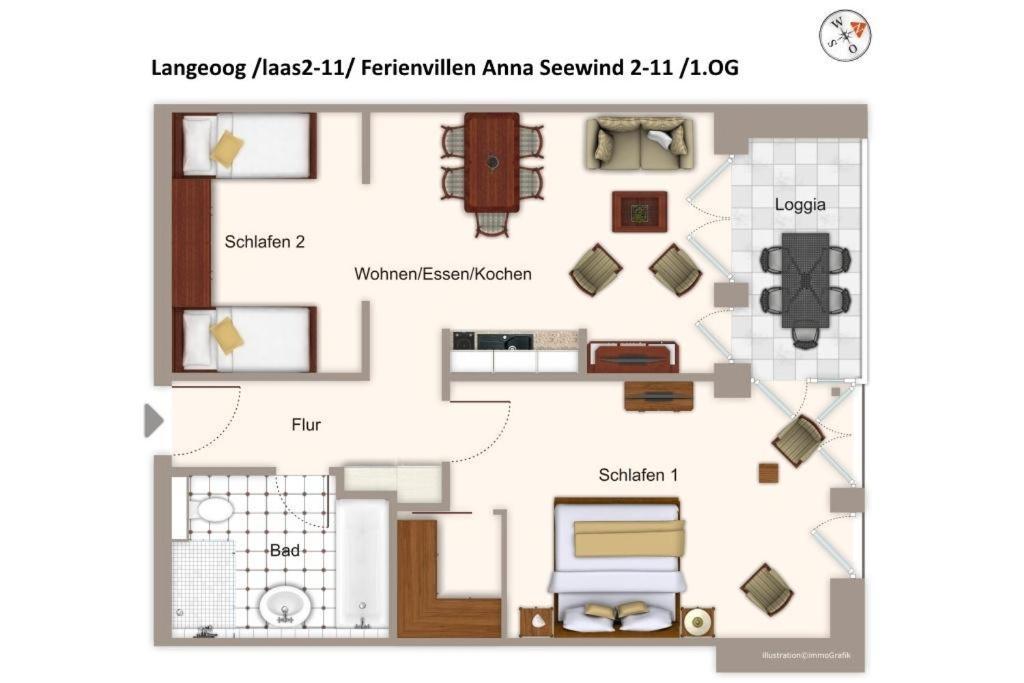 Apartmentvilla Anna See Apartmentvilla Anna See 2-11 Langeoog Ngoại thất bức ảnh